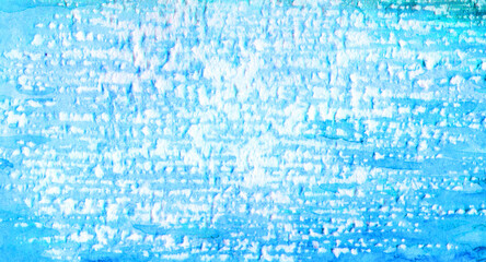 Ripples on the sea. Watercolor landscape