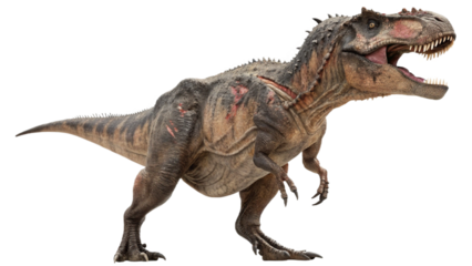 Giganotosaurus isolated on transparent PNG background