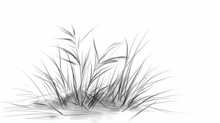 Close-Up of Lush Green Flora: Isolated Moss & Leaf Texture on White Background for Nature Design