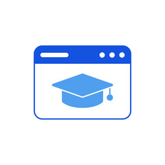 web learning icon outline editable stroke line drawing eps