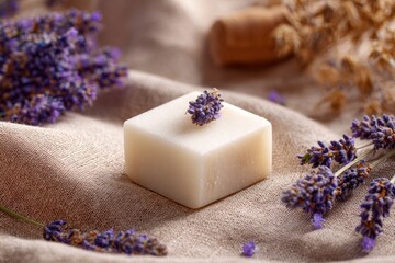 Elegant White Soap Bar Display
