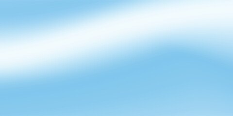 Aesthetic clear blue sky set. Summer season blue pastel colored vertical vector banner. Blurred sky gradient background. Simple soft light backdrop. Gradient template design