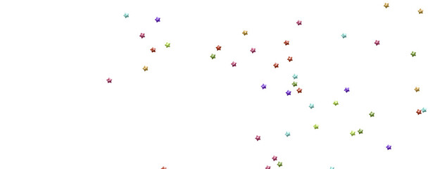 Radiant Showers: Immerse Yourself in a Spellbinding 3D Colorful Stars Downpour