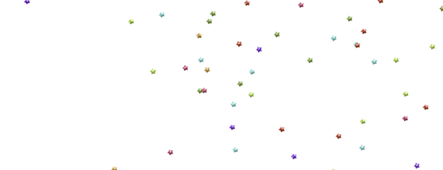 Cosmic Overture: Step Into the Allure of a 3D Colorful Stars Rainfall