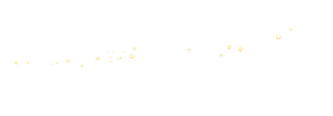 Abstract image of gold stars scattered across a white background. Perfect for backgrounds, invitations, and more.