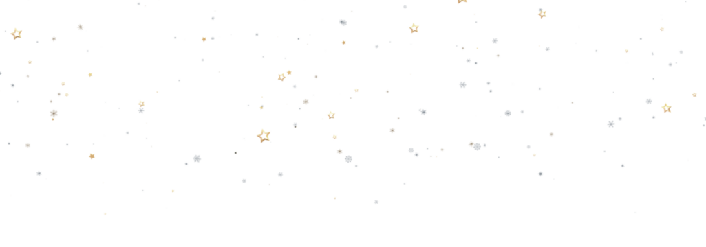 Sparkling star dust background with gold and silver stars. Perfect for adding a magical touch to your designs.