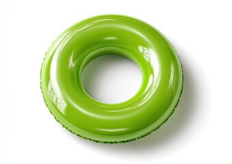 Bright green inflatable ring (4)