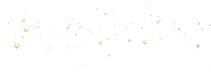 Sparkling festive background with gold and silver stars. Perfect for holidays and celebrations.