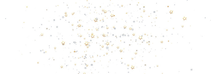 Elegant background with gold and silver stars. Perfect for holidays, celebrations, and more.