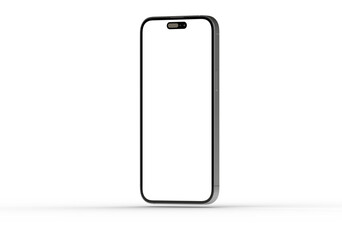 Clean design, blank screen. Perfect for app presentations or website mockups.