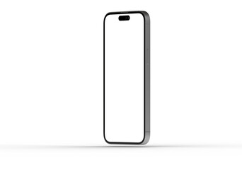 High-quality image of a modern smartphone mockup, perfect for app presentations and website designs.