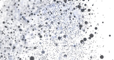 High-resolution abstract background image featuring a burst of gray particles on white. Ideal for design projects.