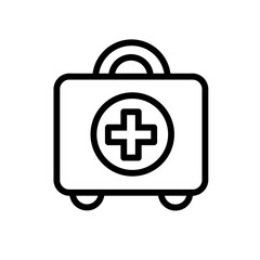 Fototapeta premium first aid kit icon