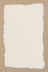 Paper texture frame background, earth tone design
