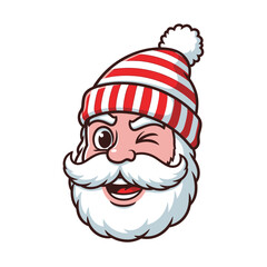 Smiling Santa Claus.vector eps 10