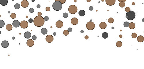 confetti png. Gold confetti falls from the sky.
