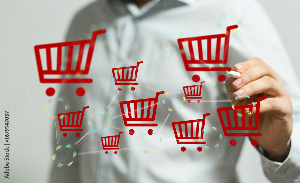 Aufkleber boost your online sales with a robust ecommerce network. efficient shopping cart system.