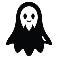 cute ghost vector icon