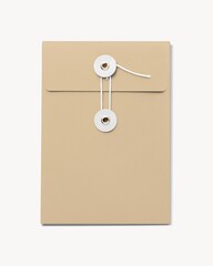 Green string tie envelope