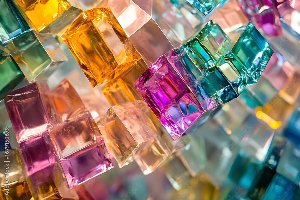 Poster programmable enzyme crystals forming dynamic, colorful patterns inside transparent matrices