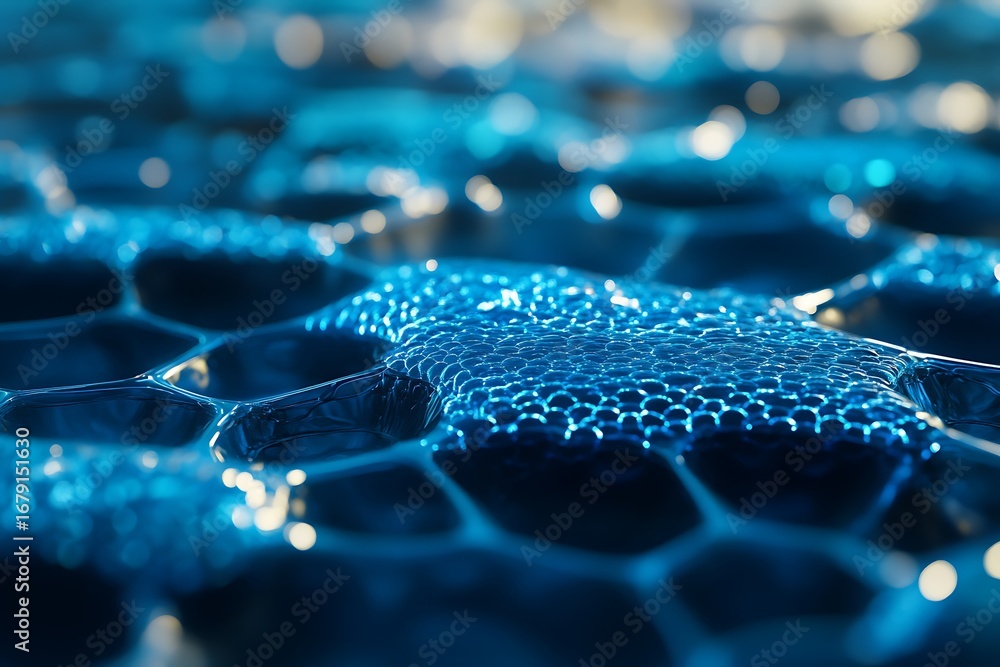 Poster quantum-linked protein chains forming intelligent biosensors across vast hydrogel fields