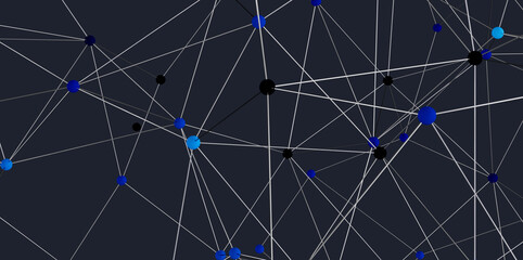 Stock photo of abstract network connections.  Ideal for technology, data, and connectivity concepts.