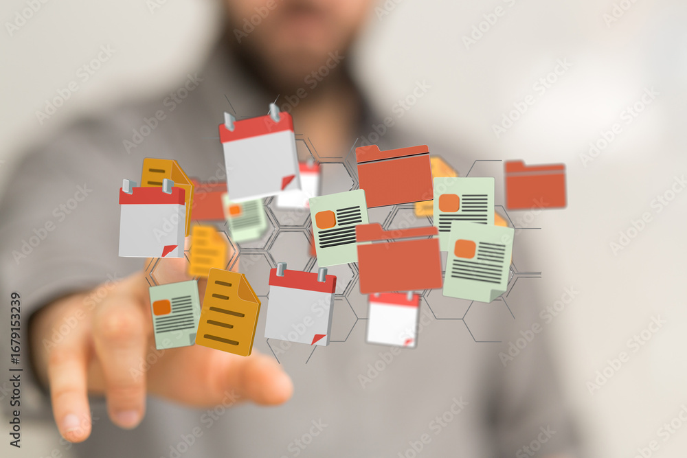 Poster improve your workflow with efficient file management. organize documents, schedule tasks, and boost 