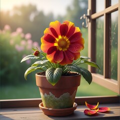 flower in a pot