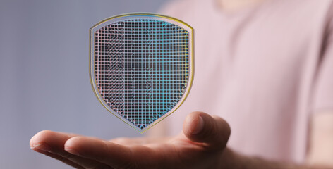 Secure your data with robust cybersecurity.  Protect your information with advanced digital shield technology.