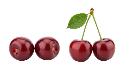 Isolated Cherries