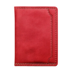 Red Leather Wallet with Simple Design and Textured Finish for Stylish Everyday Use and Functional Organization