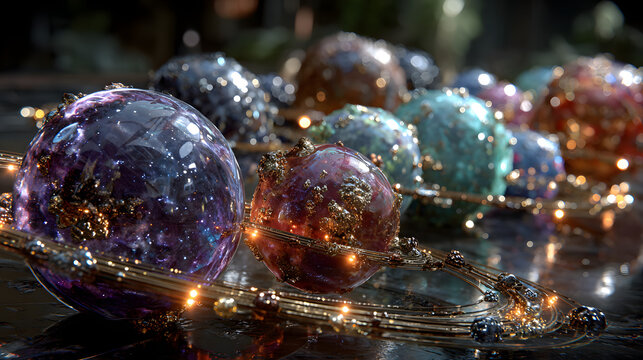 christmas, holiday, decoration, celebration, tree, gold, xmas, lights, ball, ornament, light, winter, golden, glass, decorations, celebrate, new, candle, diamond, season, jewelry, blue, festive, spher