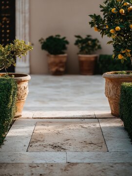 Close-up details of Tuscan nature with branches, leaves and plants. Rustic Mediterranean textures of grass, trees and vineyards in natural light