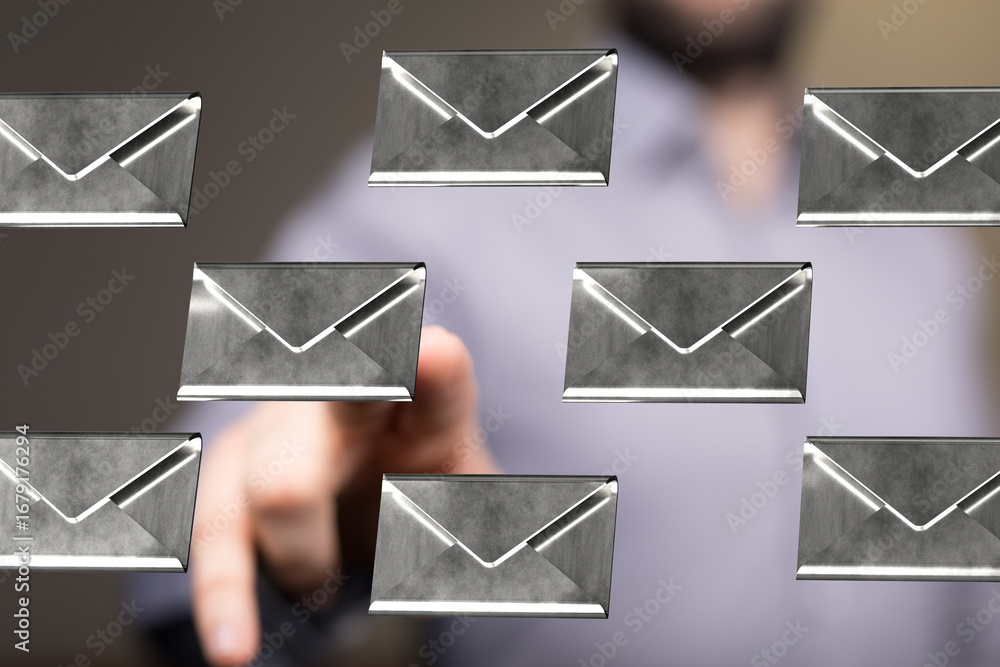 Poster efficient email management strategies for busy professionals. tips to improve inbox organization and