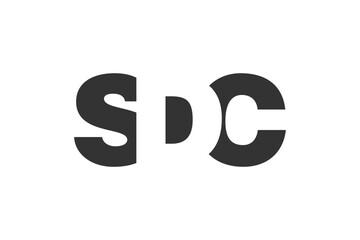 SDC logo design. Initial letter S D C bold font style for tech startups, consulting, corporate branding. Creative company name, headlines typography identity, trendy logotype.