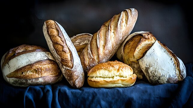 Artisan Breads Collection,  Crusty Loaves and Bakery Delights