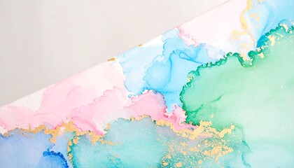 Abstract watercolor paint splatter, vibrant colors