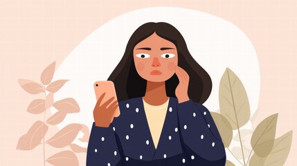 Feeling of unease and stress caused by constant phone notifications and alerts