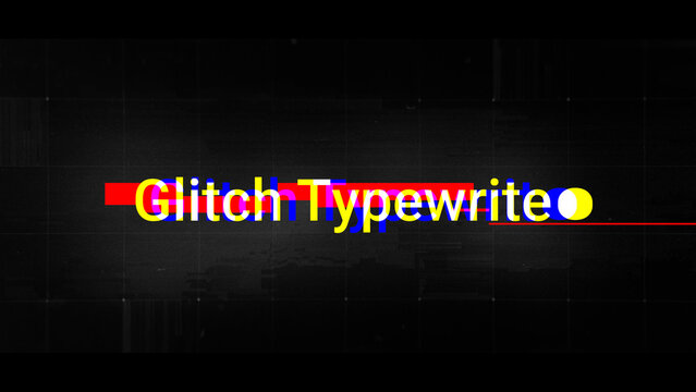 Glitch Typewriter 3