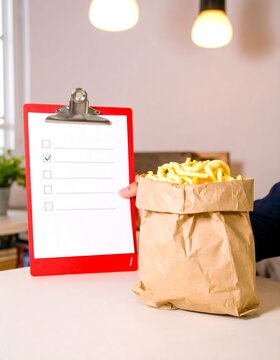 Checklist and food order
