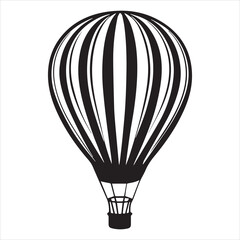 Obraz premium air balloon vector art illustration