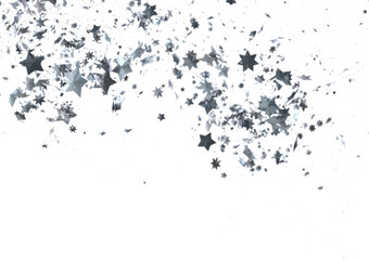 Falling Holiday Astral Radiance: Magnificent 3D Illustration of Descending Stellar Illumination for Christmas