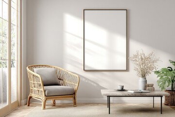 Fototapeta premium Modern living room mockup
