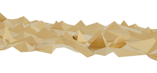 High-quality image of abstract gold geometric shapes. Perfect for backgrounds, presentations, and...