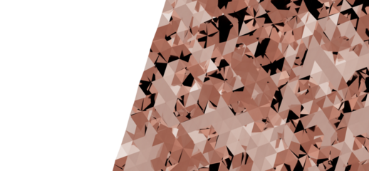 Modern rose gold abstract background with geometric triangles. Perfect for websites, presentations, and design projects.  Elegant and luxurious.