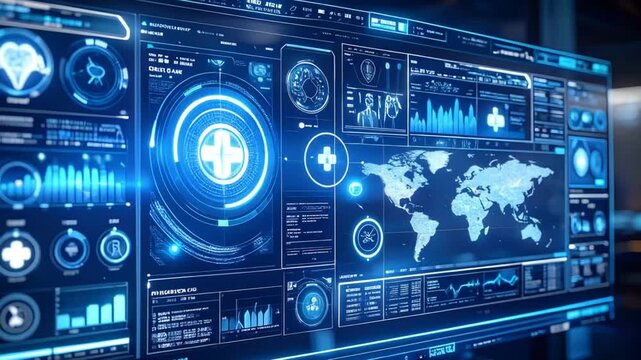 Global Telehealth and Data Analytics Visualization for Healthcare Advancement - Powered by Adobe