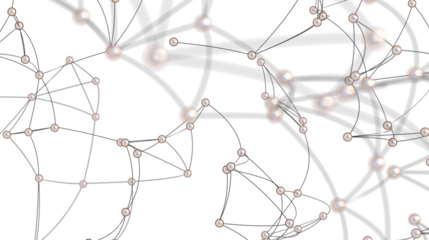 Stock photo of abstract network connections.  Ideal for technology, communication, and connection themes.