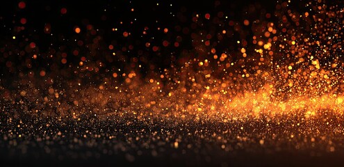 Fototapeta premium Abstract fiery sparkle background