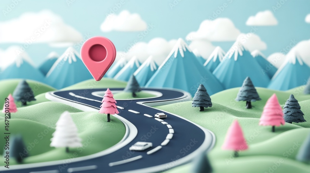Poster navigate towards success a comprehensive roadmap for achieving goals in business environments