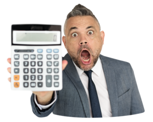 Businessman png element, transparent background